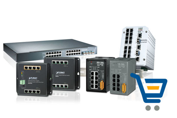 Industrial Networking Webshop powered bei Spectra
