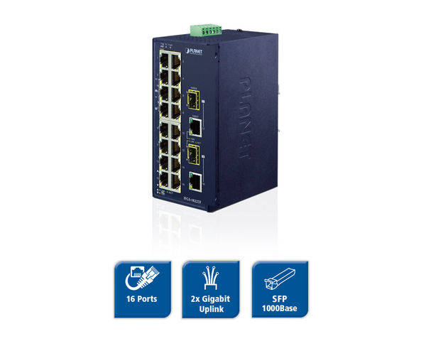 16 Ports Fast Ethernet Switches