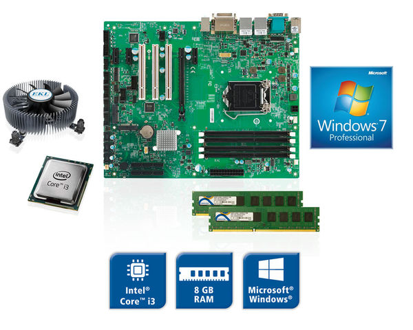 Spectra Board Sets mit CPU, RAM, Lüfter, Windows