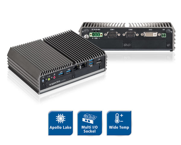 Spectra PowerBox 110 - Erweiterbarer Mini-PC mit Apollo Lake CPU
