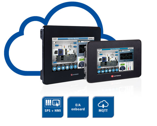 All-in-one SPS+HMI mit E/A onboard