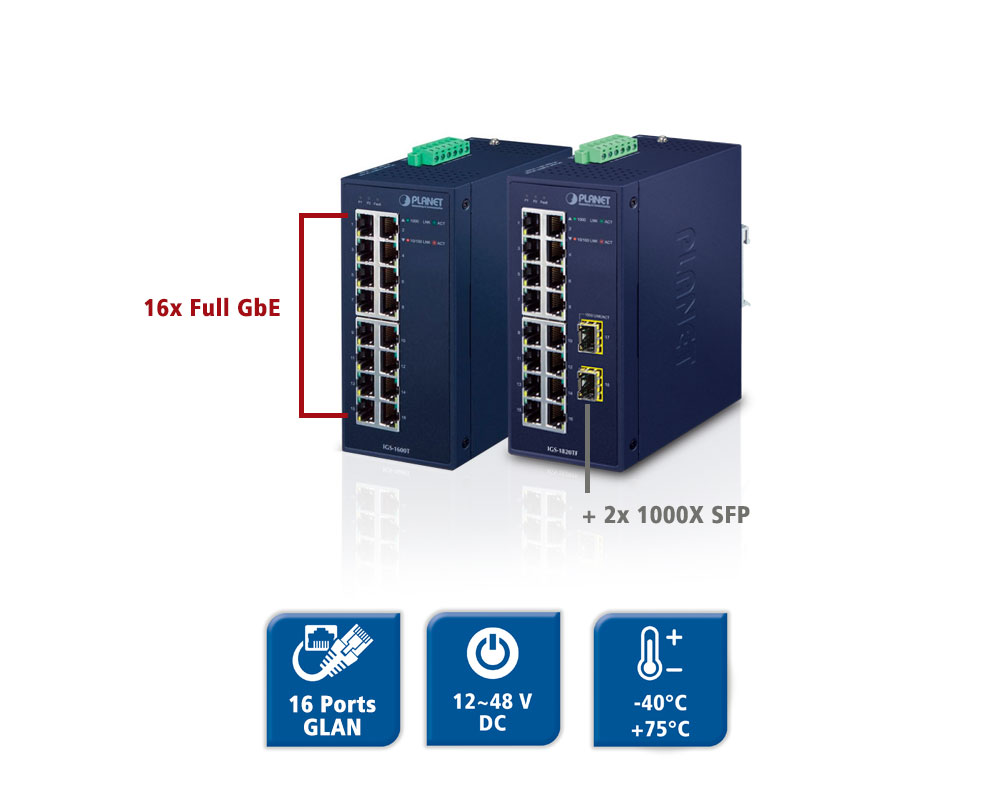 IGS-1600T - 16 Port Ethernet Switch