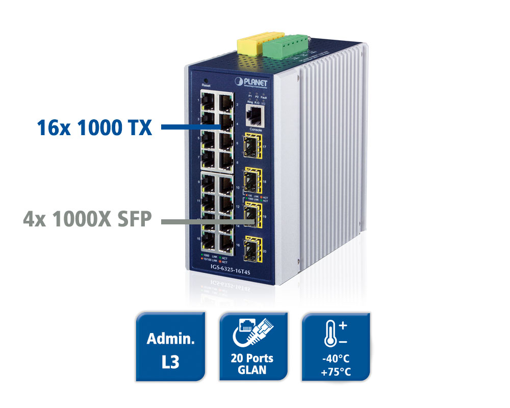 IGS-6325-16T4S - 20-Port Ethernet Switch