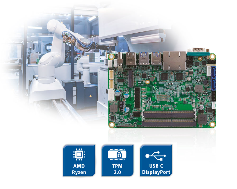 IB952F - Embedded Board mit AMD Ryzen