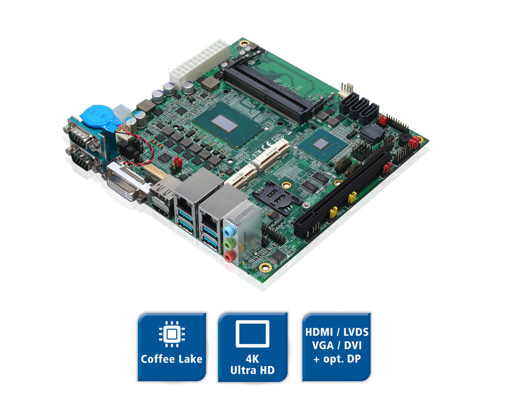 LV-67W Mini-ITX Board mit Coffee Lake CPU
